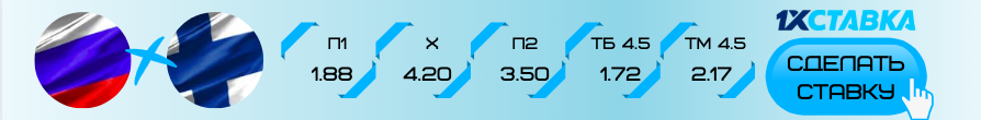 Россия - Финляндия прогноз на матч 15 декабря